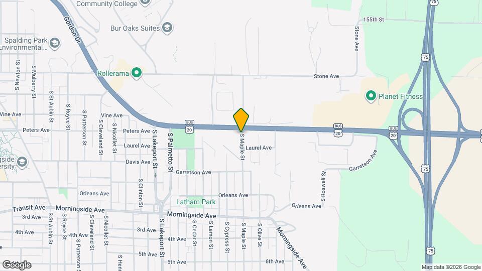 1507 S Maple St, Unit 1507 Map and Location Details