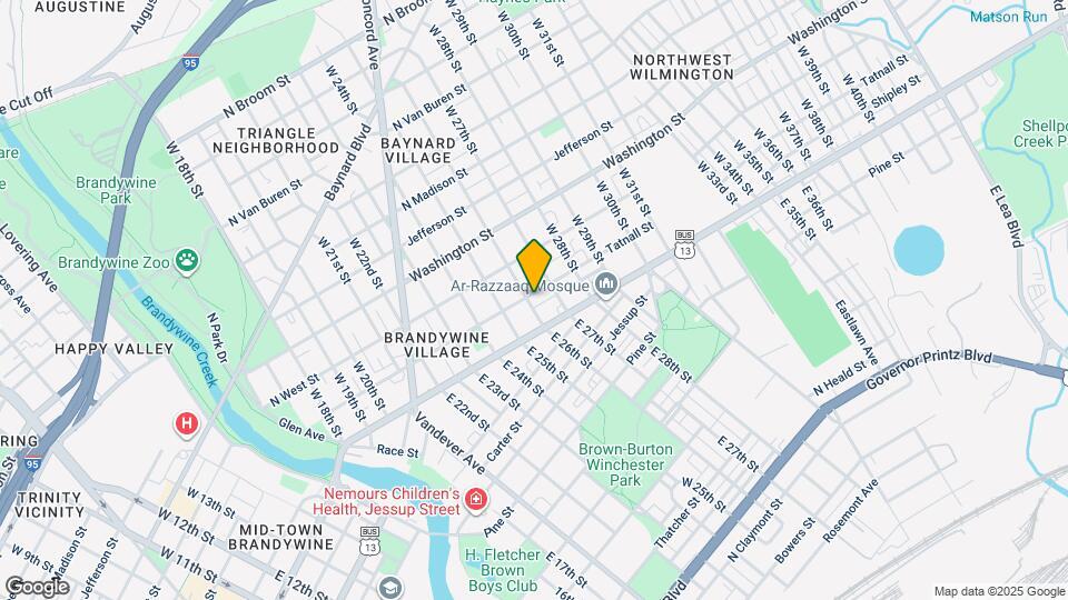 2600 Tatnall St Map and Location Details