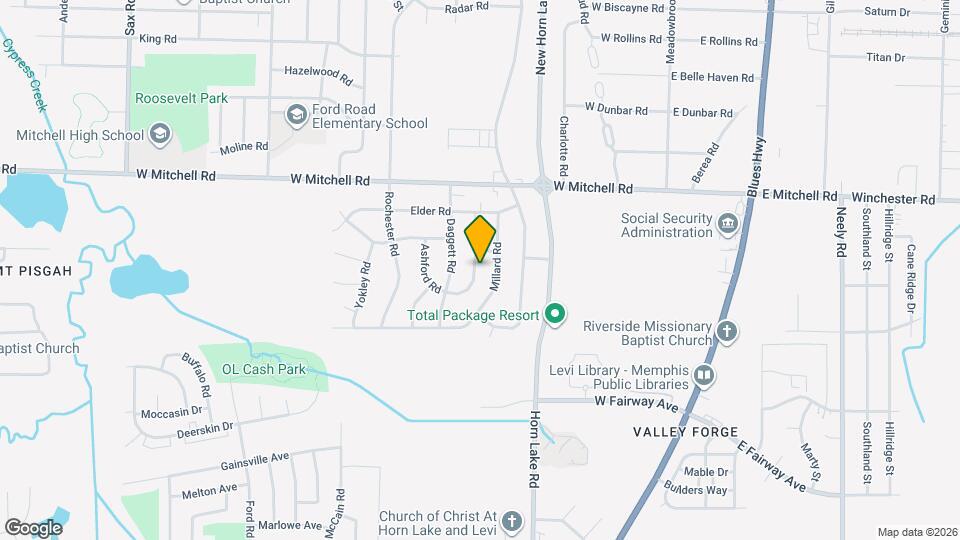 3528 Brantley Rd Map and Location Details