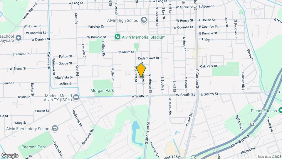 1406 S Beauregard St Map and Location Details