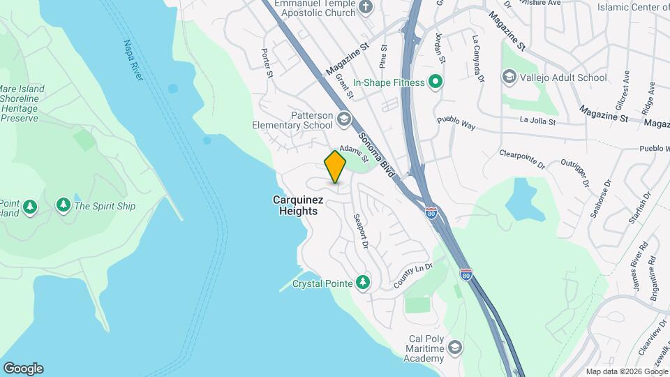 206 Sea Crest Cir Map and Location Details