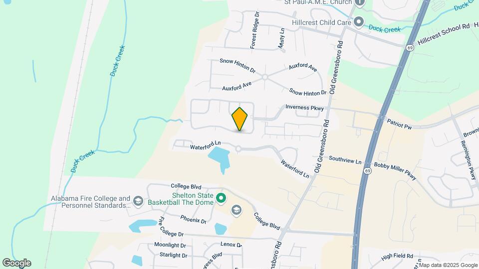 2156 Inverness Pkwy Map and Location Details