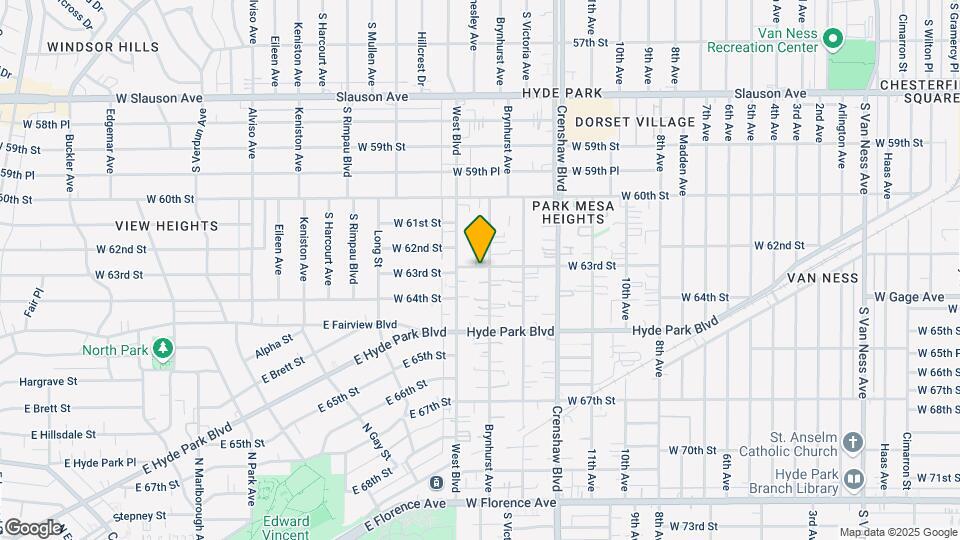 3500 W 63rd St Mapa y Detalles de la Ubicación