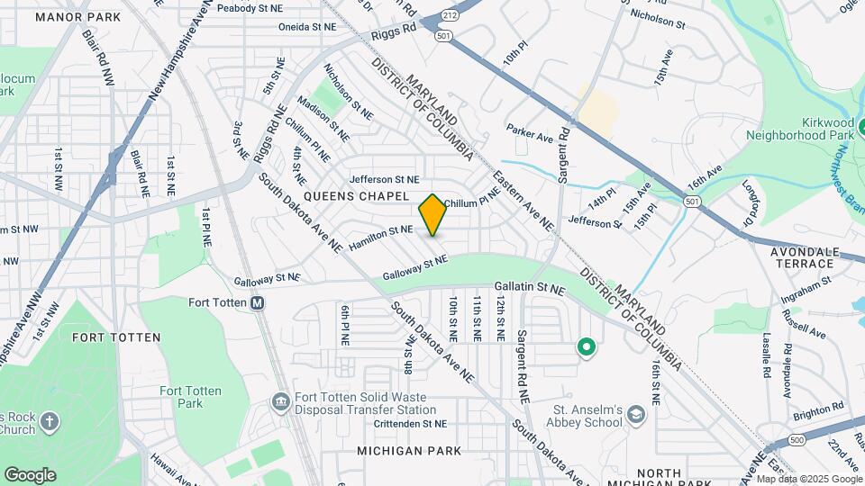 5145 8th St NE Map and Location Details