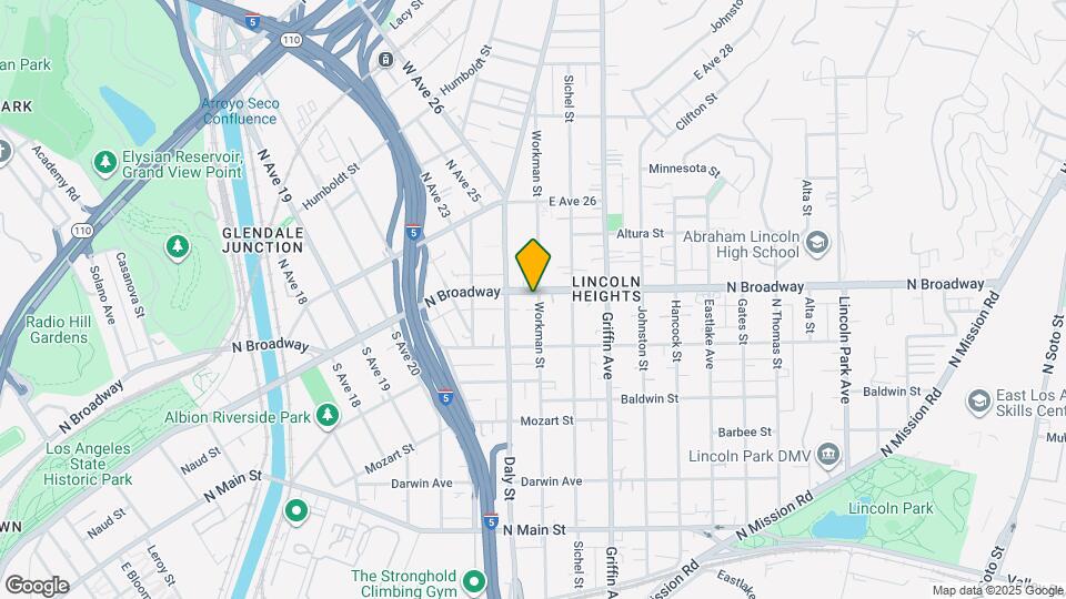 2626-2634 N Broadway Map and Location Details