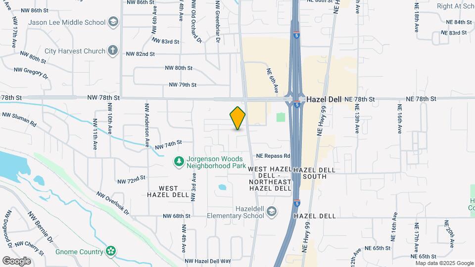 7420 NE Hazel Dell Ave Map and Location Details