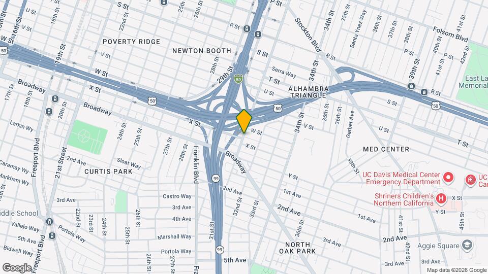 2315 Alhambra Blvd Map and Location Details