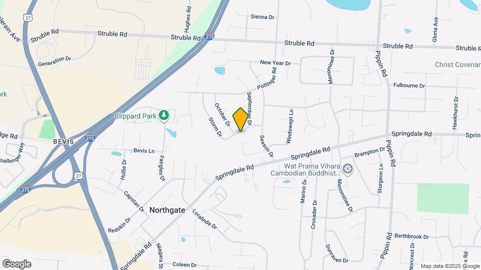 10203 Storm Dr Map and Location Details