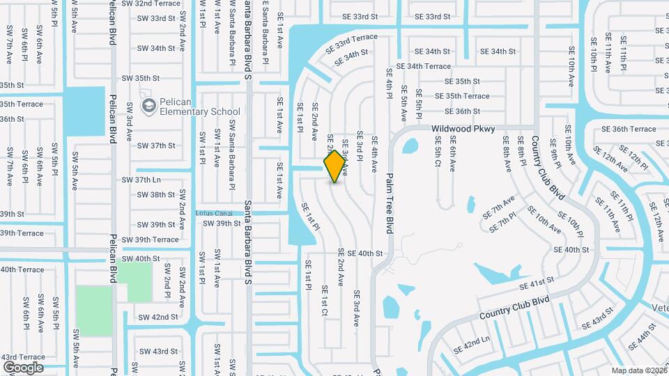 3753 SE 2nd Pl Map and Location Details