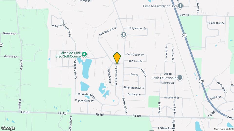 509 W Briarbrook Ln Map and Location Details