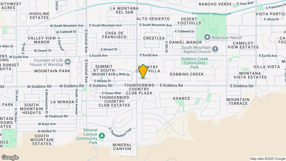 723 E Hazel Dr Mapa y Detalles de la Ubicación