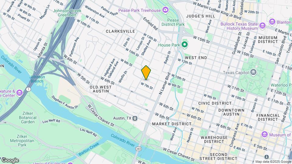1114 W 7th St Map and Location Details