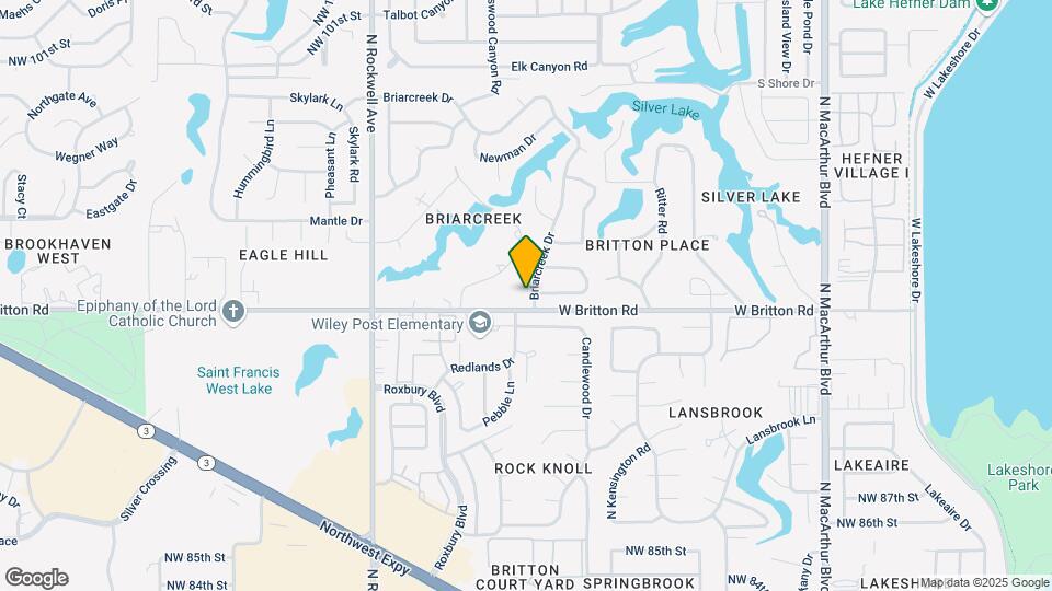 9405 Briarcreek Dr Map and Location Details
