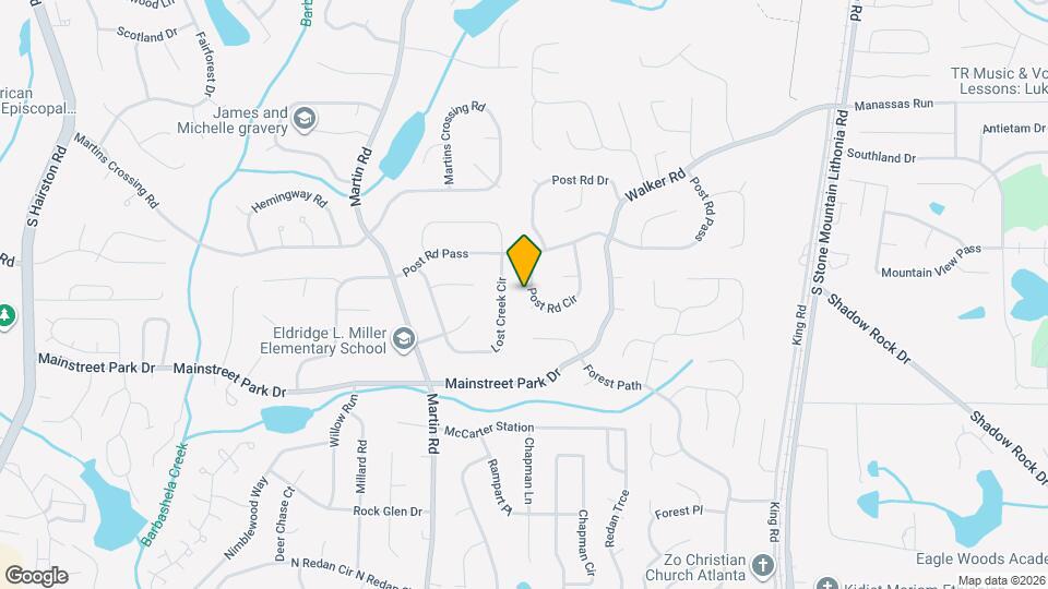 832 Post Rd Cir Map and Location Details