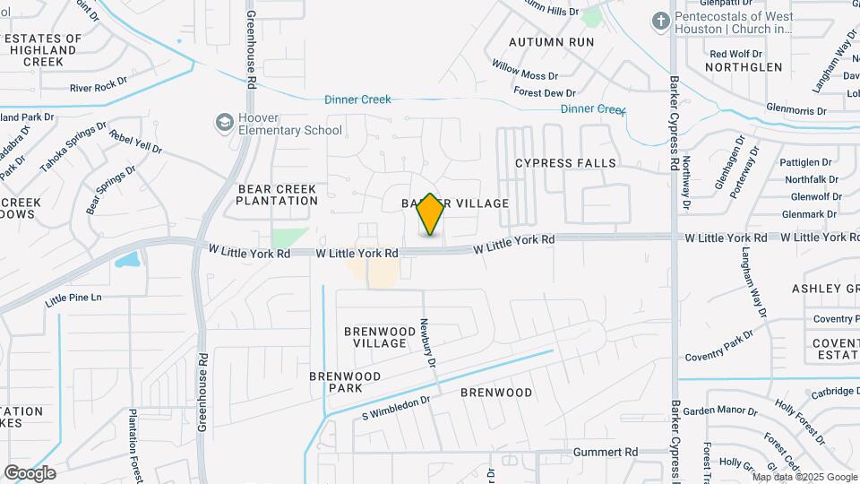 6411 Briar Moss Ln Map and Location Details