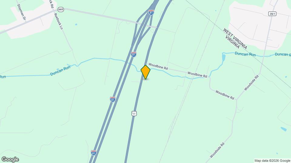 4470 Martinsburg Pike Map and Location Details