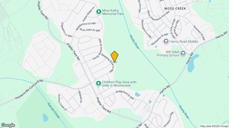 10580 Skipping Rock Ln NW Map and Location Details
