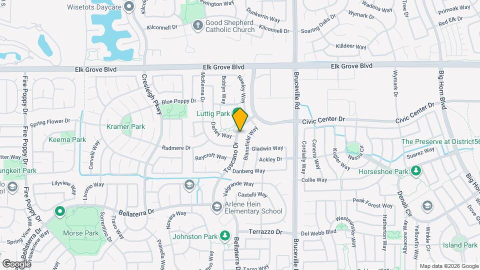 9721 Toscano Dr Map and Location Details