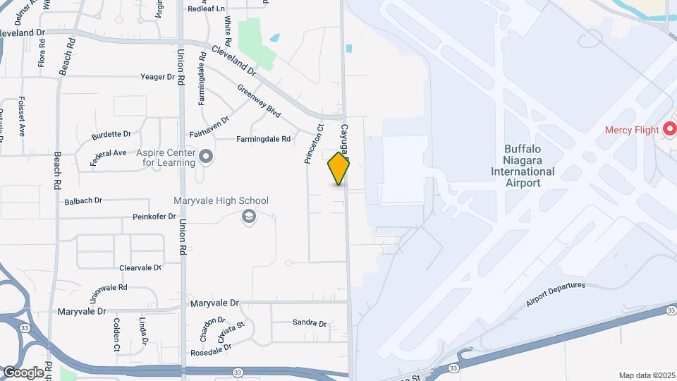 342 Cayuga Rd Map and Location Details