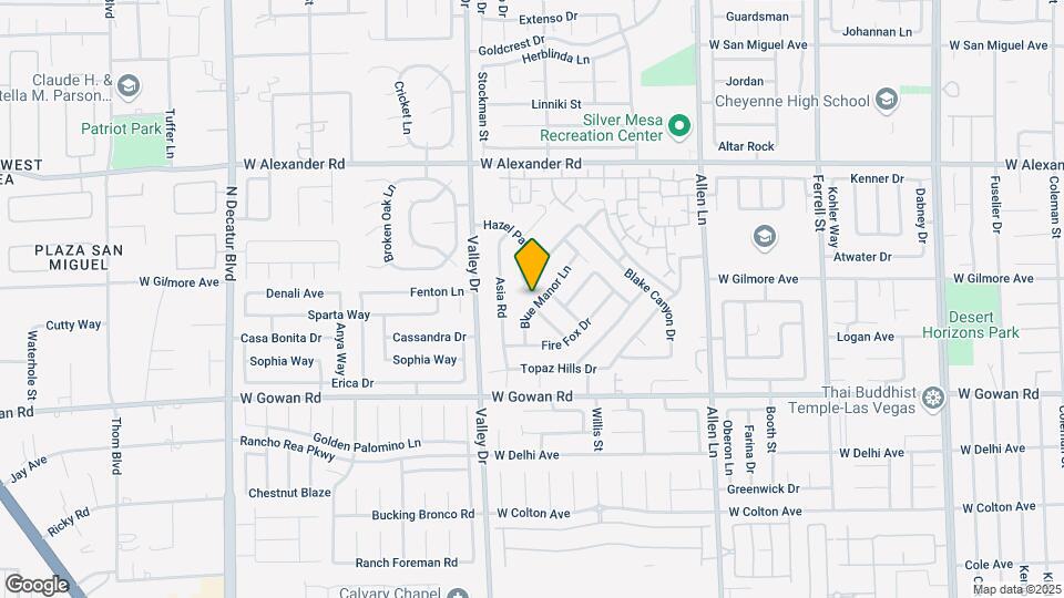 4126 Blue Manor Ln Map and Location Details