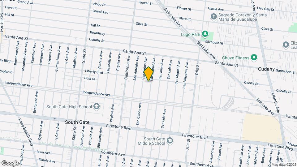 8417 San Gabriel Ave Map and Location Details