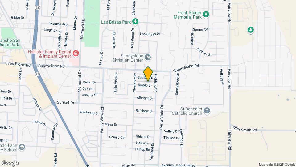 1530 Diablo Dr Map and Location Details