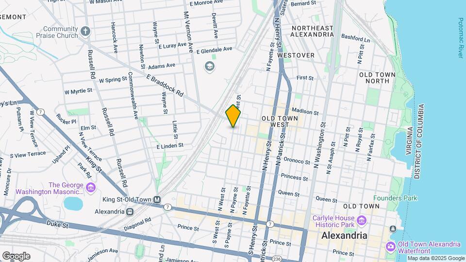 610 N West St-Unit -101 Map and Location Details