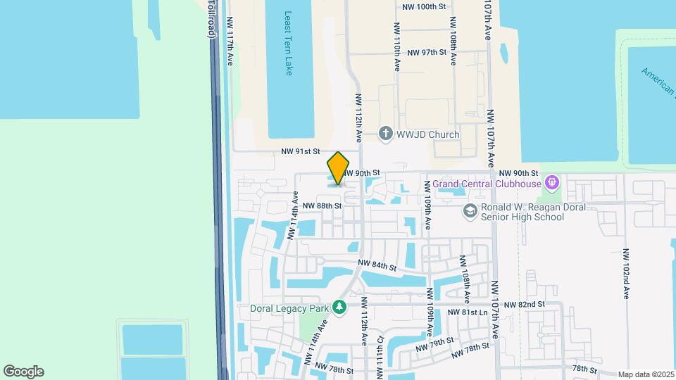 11253 NW 88th Terrace Map and Location Details