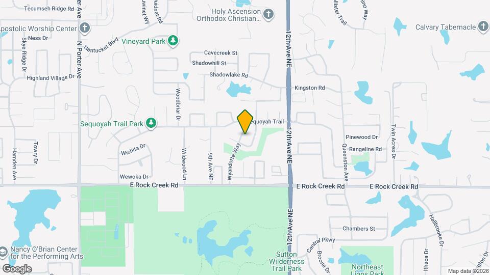 2609 Wyandotte Way Map and Location Details