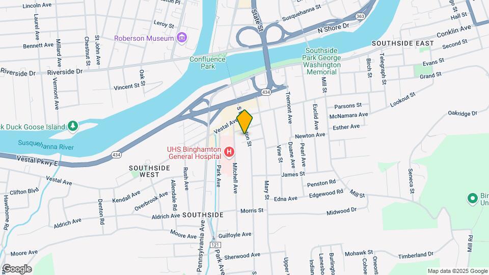 58 S Washington St Map and Location Details