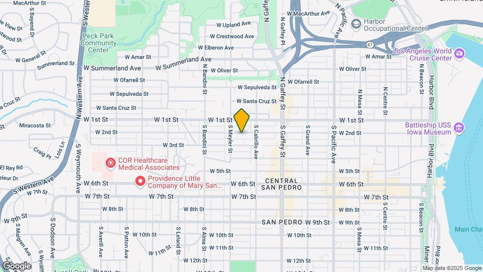 855 W 2nd St Map and Location Details