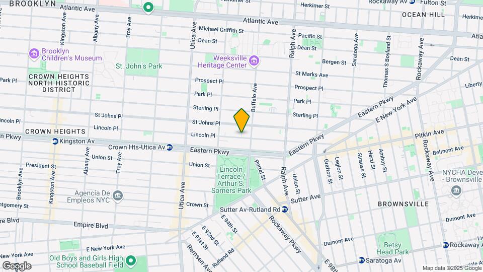 1519 Lincoln Pl Mapa y Detalles de la Ubicación
