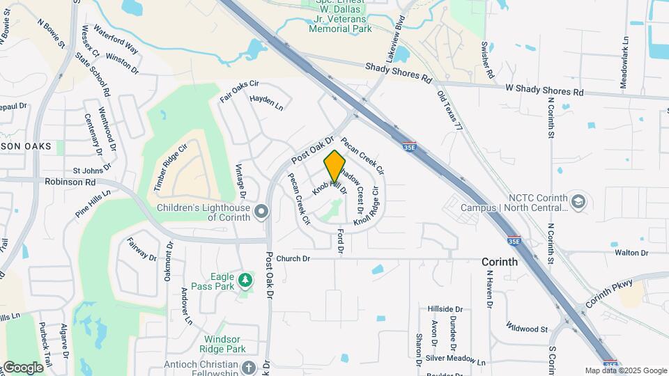 2208 Knob Hill Dr Map and Location Details