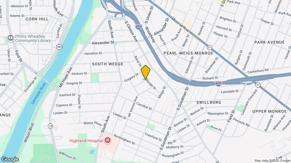 15 Cayuga St Map and Location Details