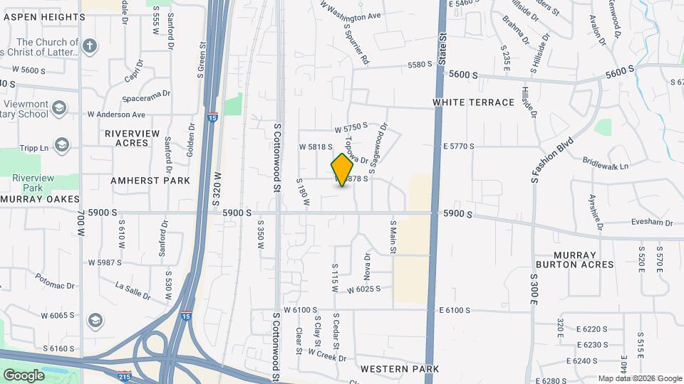 102 W 5885 S Map and Location Details