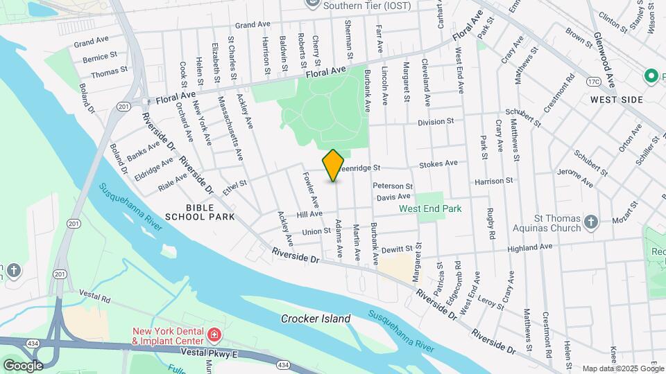 22 Adams Ave Map and Location Details