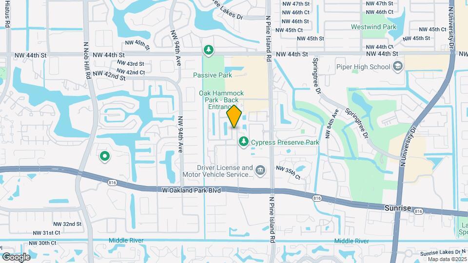 3860 NW 90th Way Map and Location Details