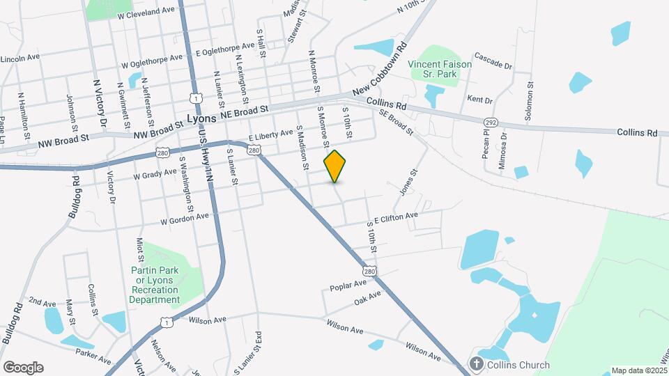 252 S Monroe St Map and Location Details