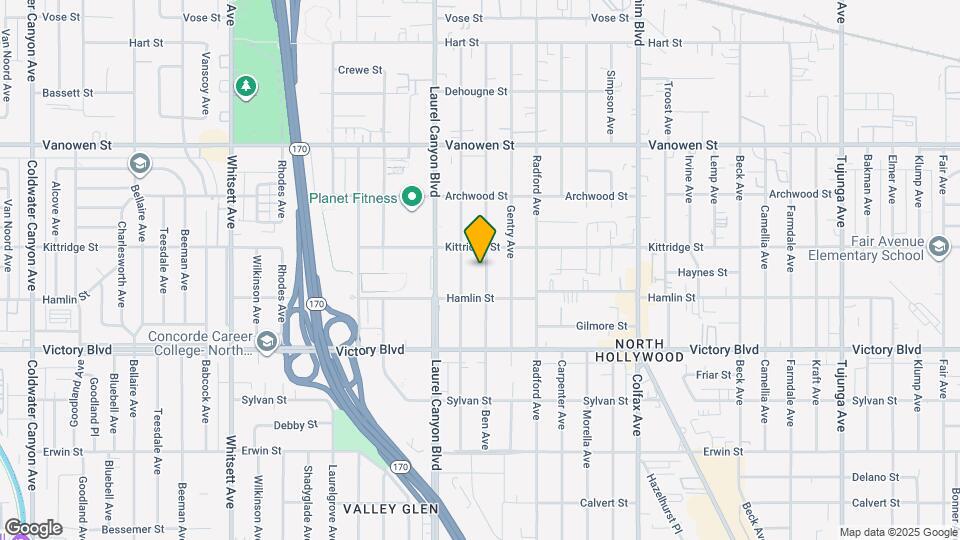 6535 Ben Ave Map and Location Details