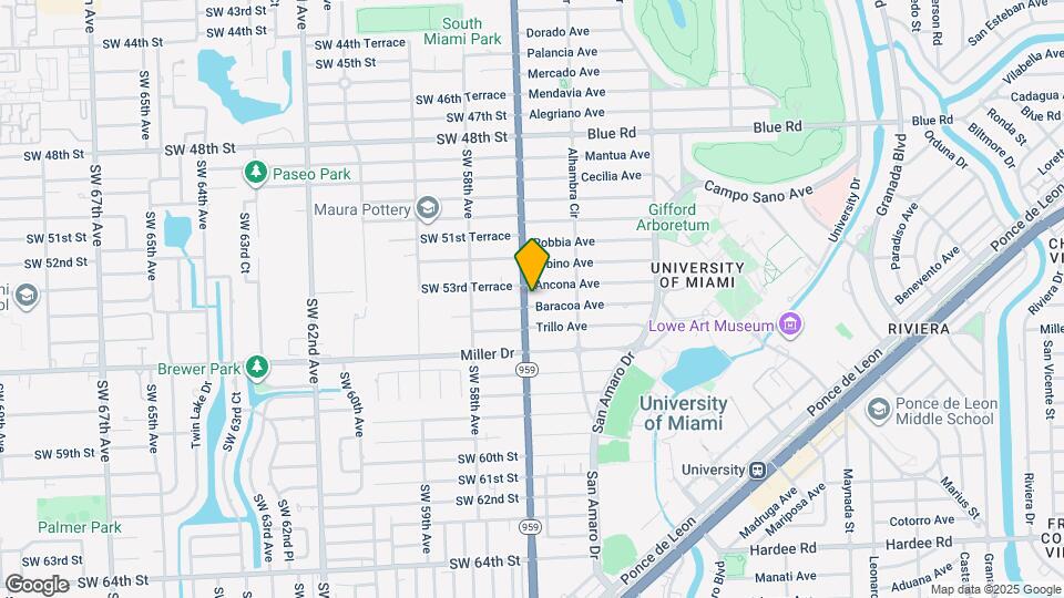 1545 Baracoa Ave Map and Location Details