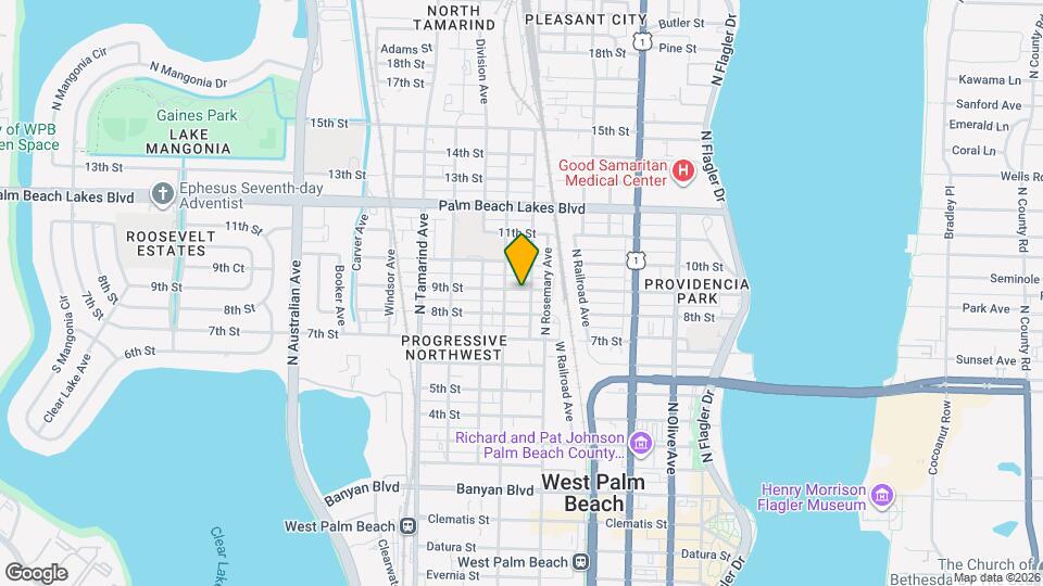 622 9th St Map and Location Details