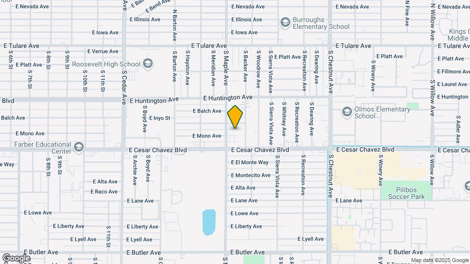 4615 E Mono St Map and Location Details