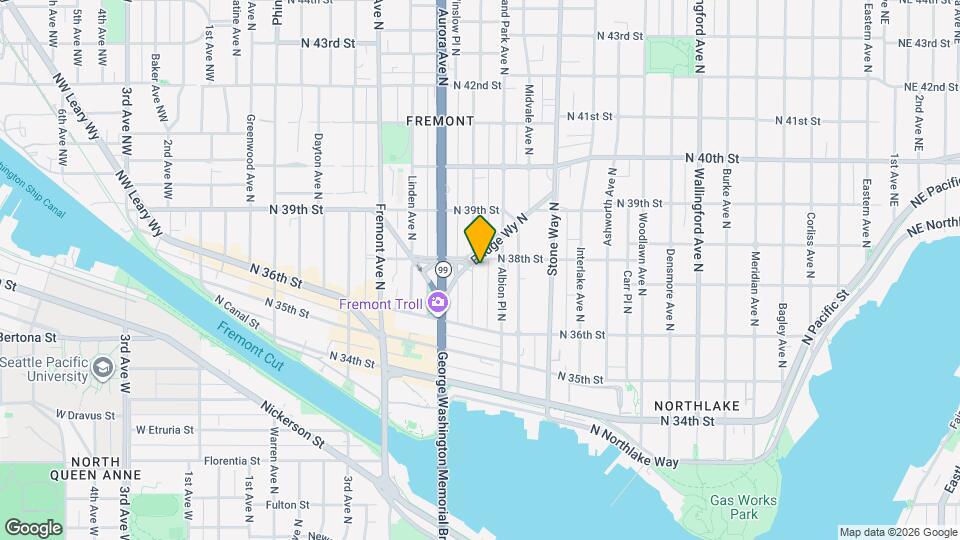 3658 Whitman Ave N, Unit B Map and Location Details
