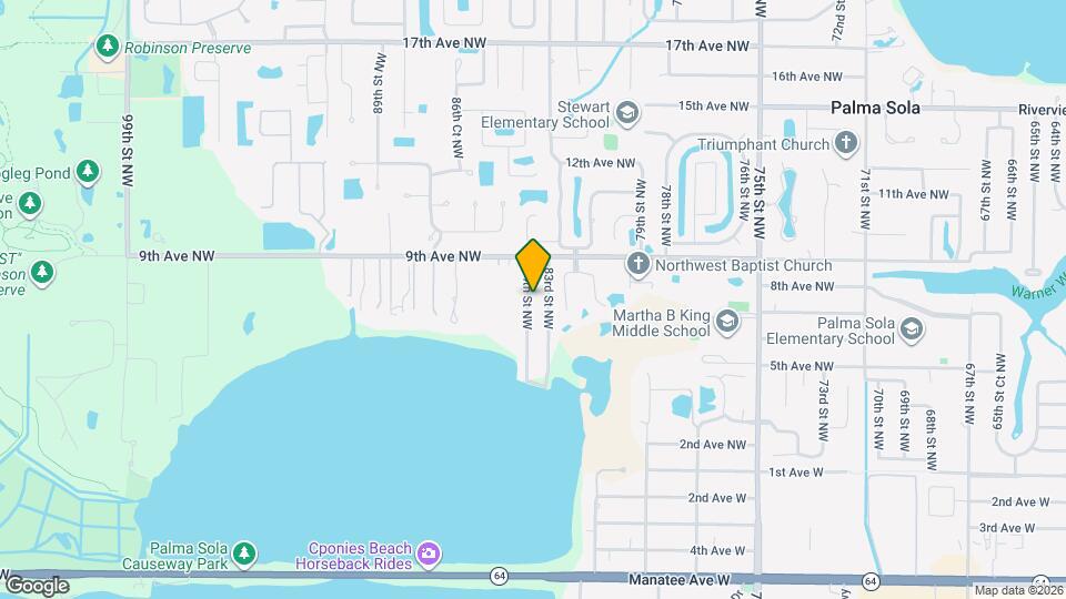 709 84th St NW Map and Location Details