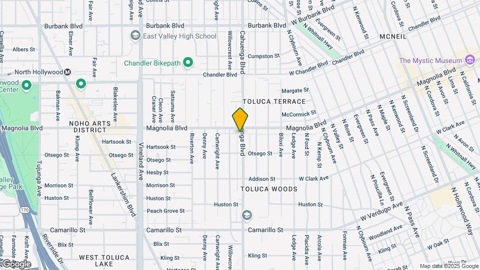 5149 Cahuenga Blvd Mapa y Detalles de la Ubicación