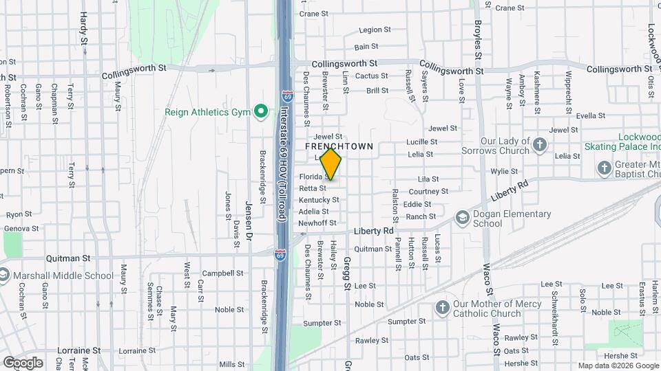 3211 Retta St Map and Location Details