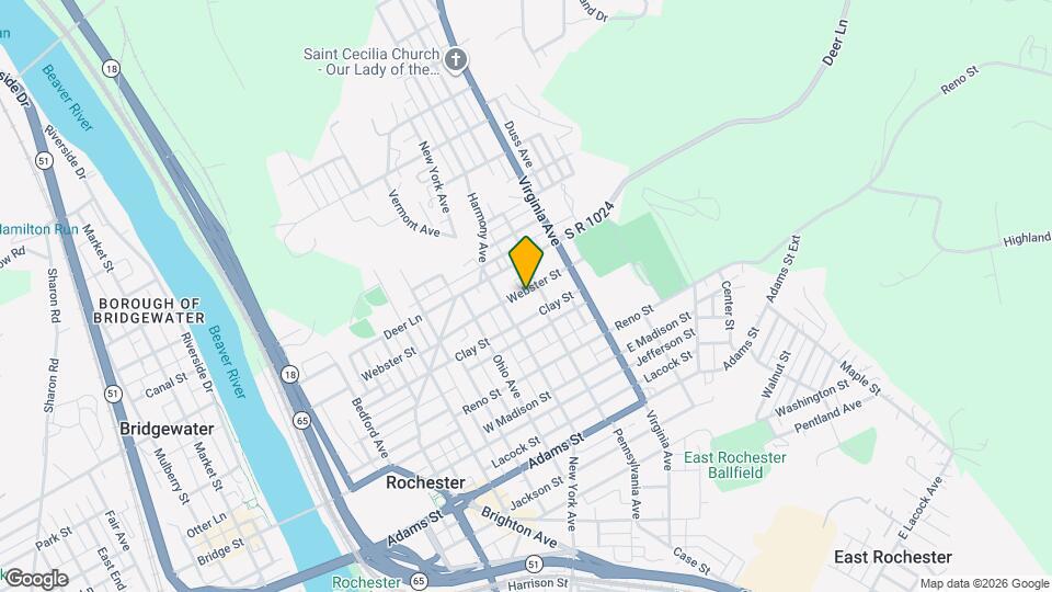 441 Webster St Map and Location Details