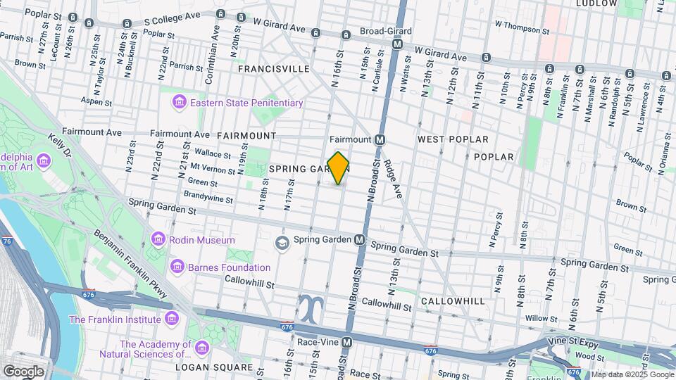 1514 Mount Vernon St Mapa y Detalles de la Ubicación