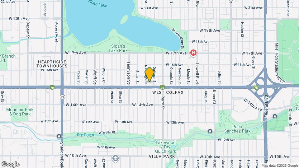 1523 Quitman St Map and Location Details