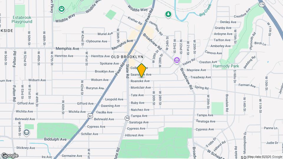3208 Roanoke Ave Map and Location Details